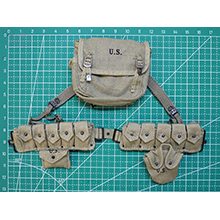 1:6 Scale WWII U.S. M36 Backpack with 2nd Armored Division Equipment